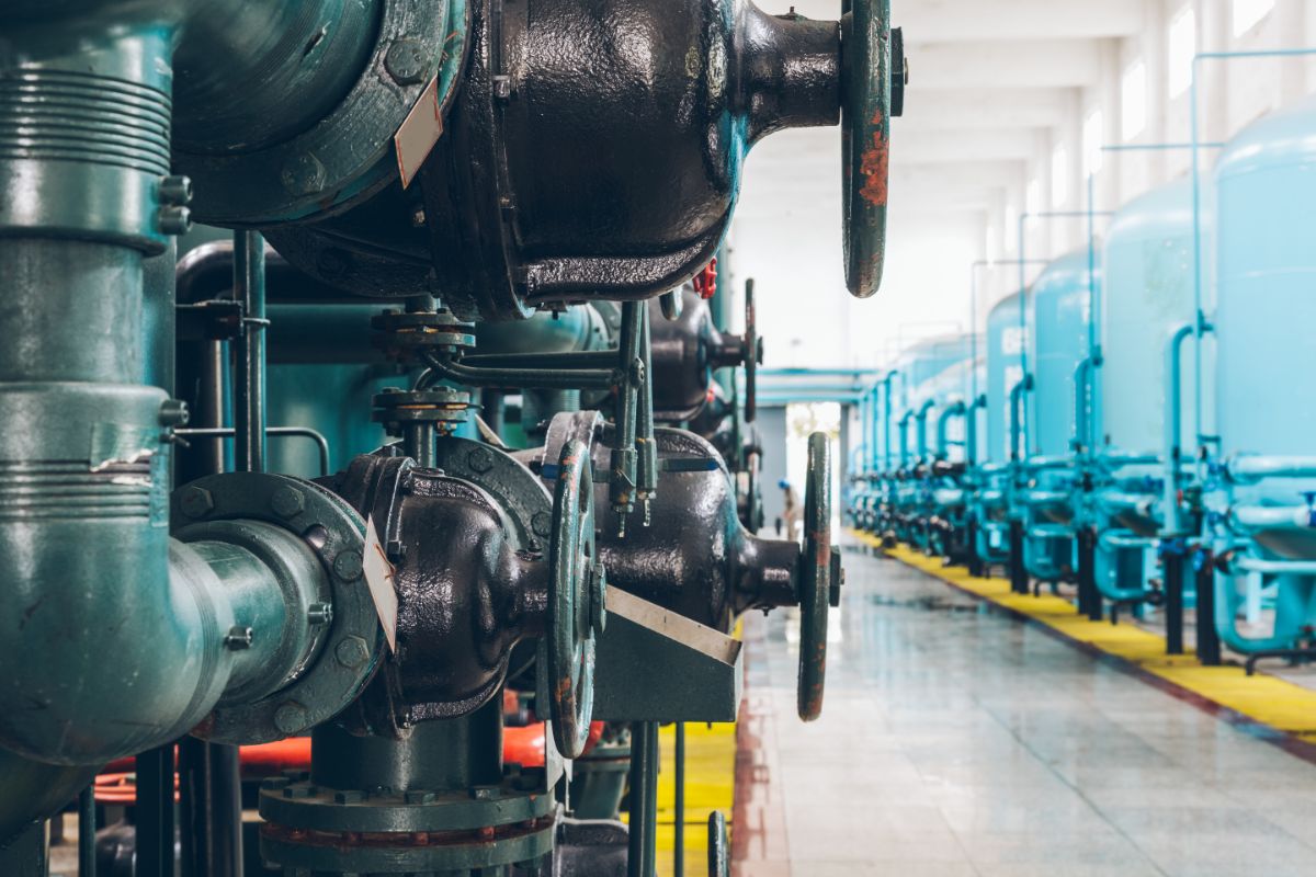 The pressure of the liquid handling process