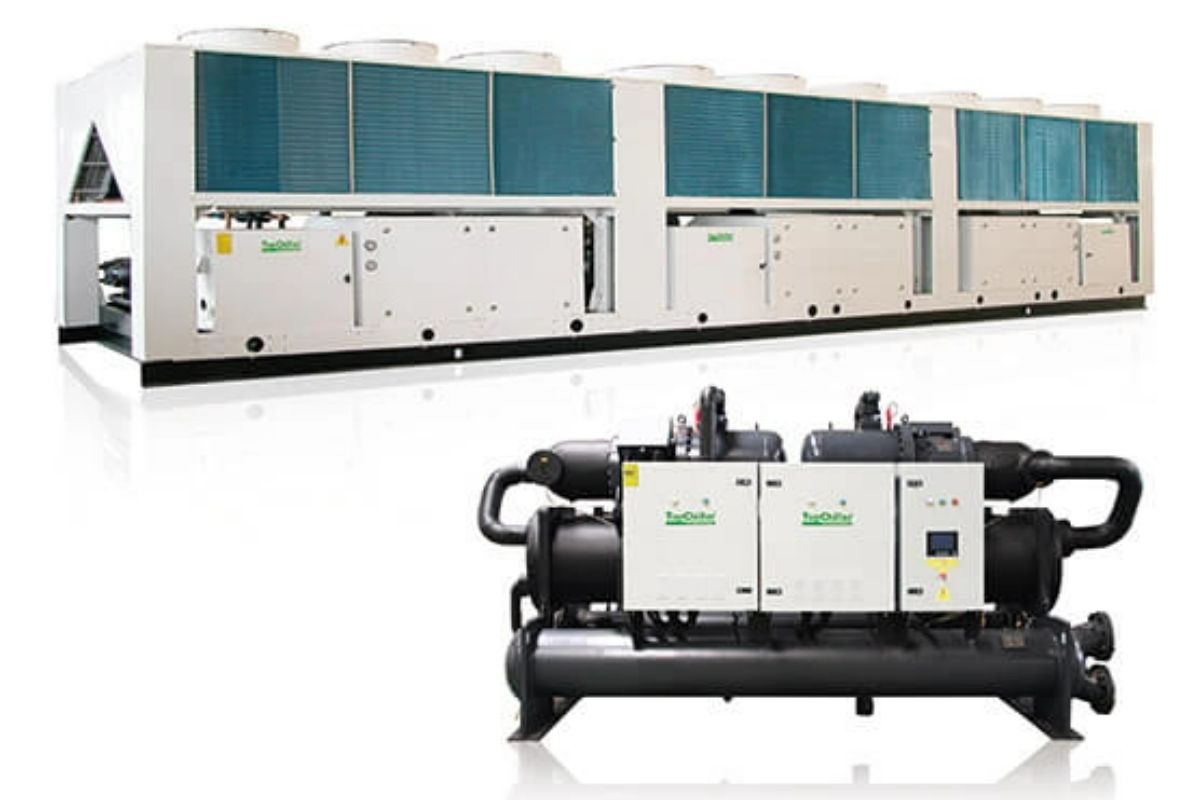 The Refrigeration Cycle in a Screw Chiller