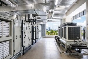 Industrial HVAC system inside a Philippine facility showing reliable mechanical infrastructure